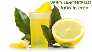 LIMONCELLO fatto in casa ricetta perfetta [upl. by Ardnot]