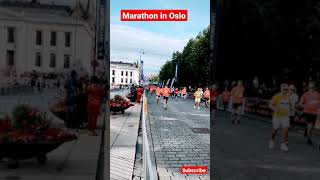 Oslo Marathon 2021  Half Marathon Norway oslo norway travel vlog marathon2021running shorts [upl. by Irene]