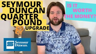 Is Upgrading Bass Pickups Worth It Seymour Duncan Quarter Pound PJ Upgrade [upl. by Ydaf502]