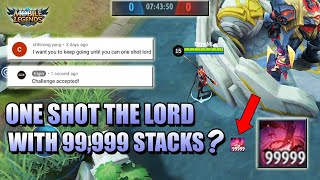 HOW LONG IT TAKES TO REACH 99999 STACKS WITH CECILION 😲 MLBB [upl. by Emmet]