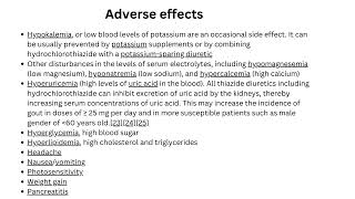 Hydrochlorothiazide amharic tutorial [upl. by Yovonnda]