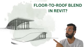 How to Model a Revit Roof and Blend It with the Floor  StepbyStep Revit Tutorial [upl. by Allegna]