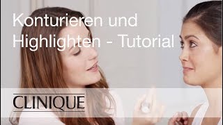 Clinique Tutorial Konturieren amp Highlighten [upl. by Waltner321]