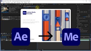 How to Render AE Project File in Adobe Media Encoder [upl. by Crisey]