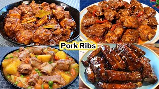 4 DELICIOUS PORK RIBS RECIPES  Kusina ni Lola [upl. by Gorrono]