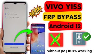 Boom  Vivo Y15s Frp Bypass  activity launcher 100 working  Without Pc [upl. by Leiad290]