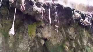 The Petrifying Well at Mother Shiptons Cave in Knaresborough North Yorkshire England 2015 [upl. by Macdonald980]