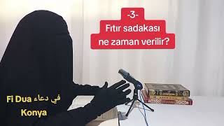 Fıtır sadakası  fitre ne zaman verilir [upl. by Chlores822]