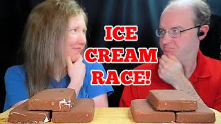 ASMR KLONDIKE ICE CREAM RACE MUKBANG EATING SOUNDS [upl. by Antonetta]