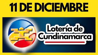 LOTERIA DE CUNDINAMARCA último sorteo del LUNES 11 de diciembre de 2023 💫✅💰 [upl. by Entwistle]