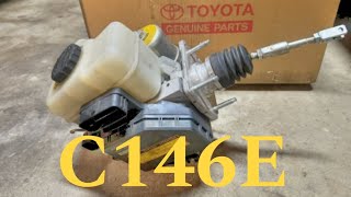 C146E Toyota code  open in ABS Solenoid Relay Circuit Toyota Land cruiser ZX 2017 model [upl. by Barnabe]