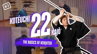 Learn the Basics of Kenjutsu Katana Swordsmanship Kotéuchi 22 Kajō Part 3 [upl. by Marvella]