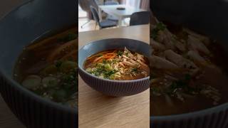 Schnelle Hühnersuppe 😍 ramen hühnersuppe shorts foodie schnellerezepte easyrecipe [upl. by Kurys]