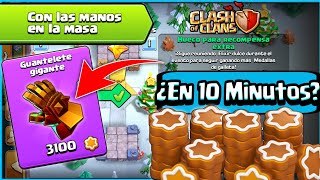 La forma MÁS RÁPIDA  OBTÉN TODAS las MEDALLAS de GALLETA 🍪 FÁCIL CLASH OF CLANS superar el evento [upl. by Grania]