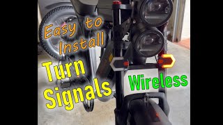 44 eBike Turn Signals  Front amp Rear Blinkers  Engwe M20 [upl. by Reagen]