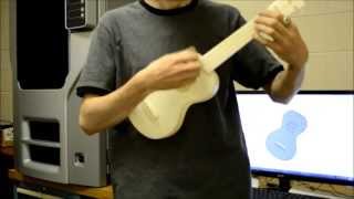 3D Printed Ukulele I  Downloadable Files [upl. by Viccora964]