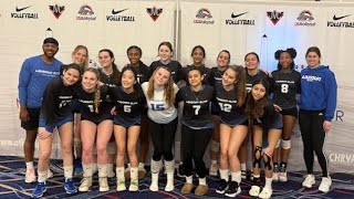 Capitol Hill Volleyball Classic Highlights Loudoun Elite U16Q [upl. by Ehcnalb]