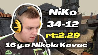 【Classic CSGO POV 12】  16 yo NiKo 3412 Inferno  FACEIT Ranked  Nov 17 2013 csgo [upl. by Niels]