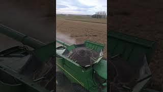 John Deere X9 and S780 harvesting Canola [upl. by Yerffeg]