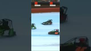 Micro Racing on Ice 👀 600cc Snowmobiles at the World Championship Snowmobile Derby [upl. by Whitver]