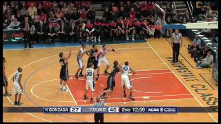 Top 5 Plays  Duke vs Gonzaga in NYC [upl. by Anotal]