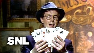 Guest Performer Harry Anderson Card Trick  Saturday Night Live [upl. by Salvucci]