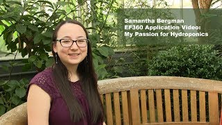 Samantha Bergman EF360 Global Management Trainee Application Video [upl. by Odnalra]