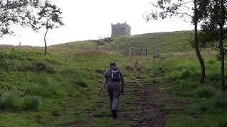 062 Rugged Hill of Rivington Rivington Pike Winter Hill amp Pigeon Tower West Pennine Moors 2016 [upl. by Nosille600]