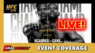 UFC 270 Francis Ngannou vs Ciryl Gane  LIVE COVERAGE [upl. by Une]