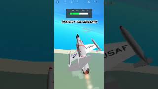 Lockheed F104C Starfighter roblox airplane simulator acceleration gaming 1 [upl. by Petrie]