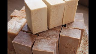 100 Coconut Oil Spicy Cocoa Sea Salt Soap Making  Natural Ingredients [upl. by Malda]