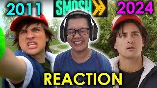 SMOSH revives their classic POKEMON series REACTION [upl. by Anisirhc]