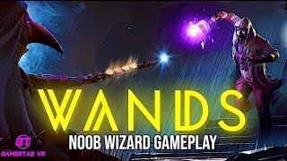 WANDS Noob Wizard Gameplay on Oculus Quest amp available on Playstation VR [upl. by Trinette868]