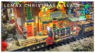 LEMAX CHRISTMAS VILLAGE DISPLAY 2022 [upl. by Dorwin]