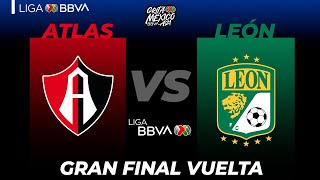 Resumen  Atlas vs León  Liga BBVA MX  Grita México A21  Gran Final VUELTA [upl. by Cannell220]