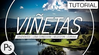 Viñetas  Tutorial Photoshop [upl. by Mailand]