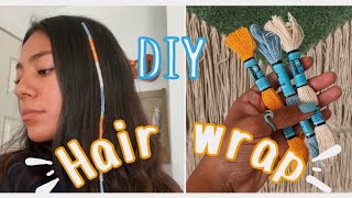 ✰DIY hair wrap 3 colors✰ [upl. by Eisset]