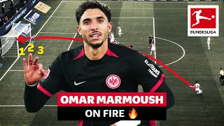 Freekick Magician  HOW Omar Marmoush Scores Three in a Row [upl. by Kerad236]