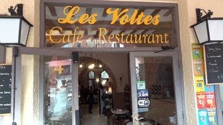 RESTAURANT LES VOLTES Castello dEmpuries GIRONA [upl. by Nore607]