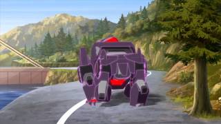 Transformers Robots in Disguise Underbite Loses Energy and Bridge Battle [upl. by Hildebrandt786]