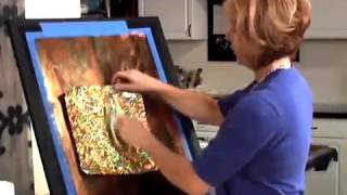 Royal Design Studio How to Use Metallic Foil for Faux Finishes Part 2mp4 [upl. by Eidlog]