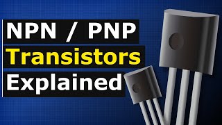 NPN amp PNP Transistors explained  electronics engineering [upl. by Eiznil]