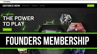 How to Get GeForce Founders Membership  GEFORCE NOW  Online Gaming  nvidia [upl. by Ancelin]