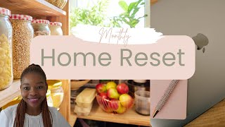 Home Monthly Reset  Homemaking Motivation [upl. by Bernetta]