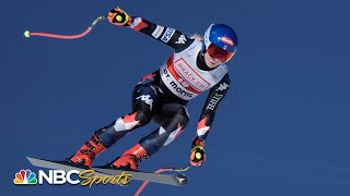 Mikaela Shiffrins downhill crown singing to herself exceeding expectations  FULL INTERVIEW [upl. by Libby]