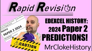 Paper 2 Predictions 2024 EdExcel GCSE History [upl. by Birk]