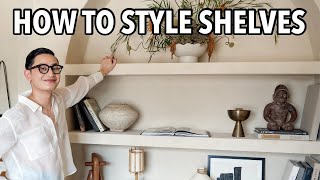 HOW TO STYLE SHELVES [upl. by Moia474]