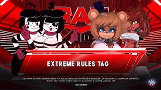 REUPLOADEDWWE 2K23 BONBON AND CHUCHU VS FAP NIGHTS AT FRENNYS CLUB TAG TEAM EXTREME TOURNAMENT [upl. by Ineslta388]