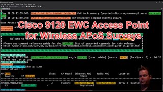 M5L2 Configuring a Cisco 9120 EWC AP as a Survey AP APoS [upl. by Esyle]