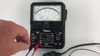 The Simpson Model 260 Series 8 Milliammeter [upl. by Nonnad824]